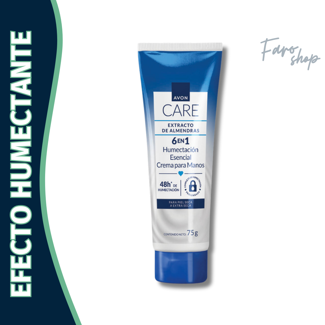 CREMA PARA MANOS AVON CARE HUMECTACIÓN ESENCIAL CON EXTRACTO DE ALMENDRAS