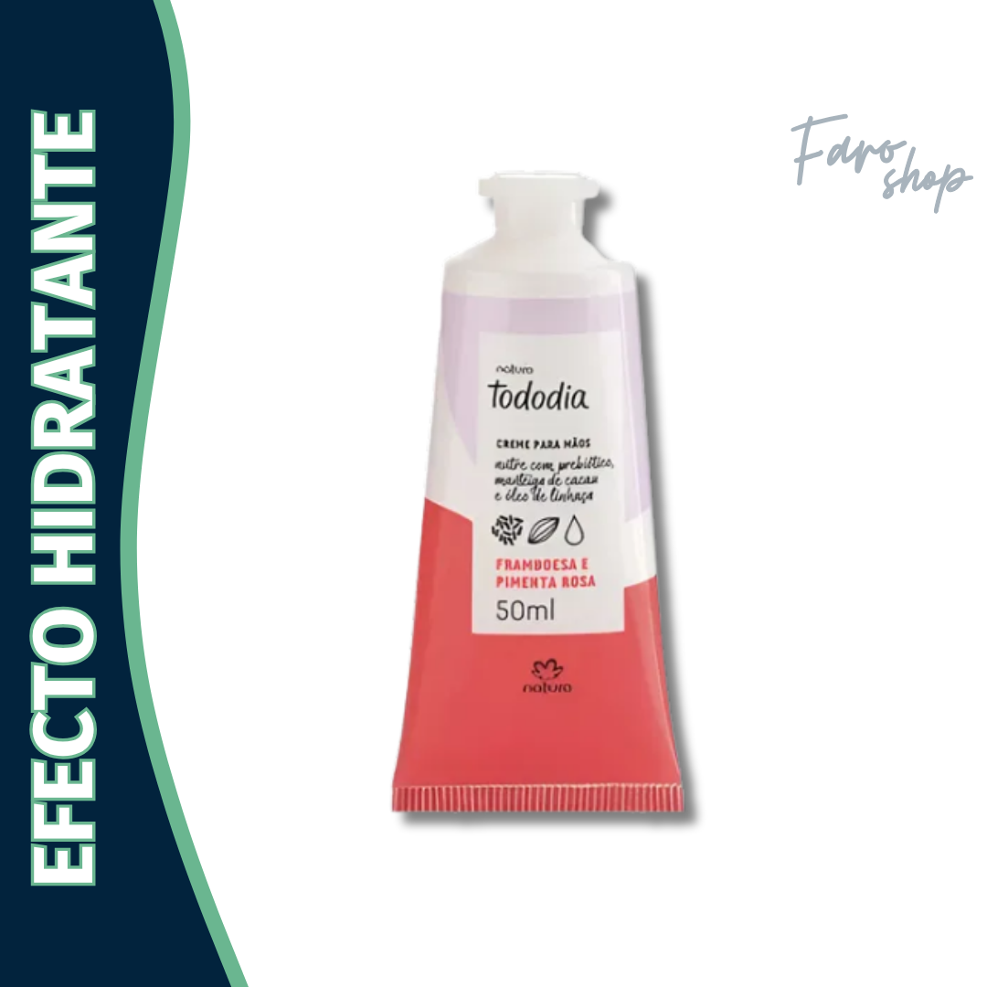 CREMA PARA MANOS TODODIA FRAMBUESA Y PIMIENTA ROSA