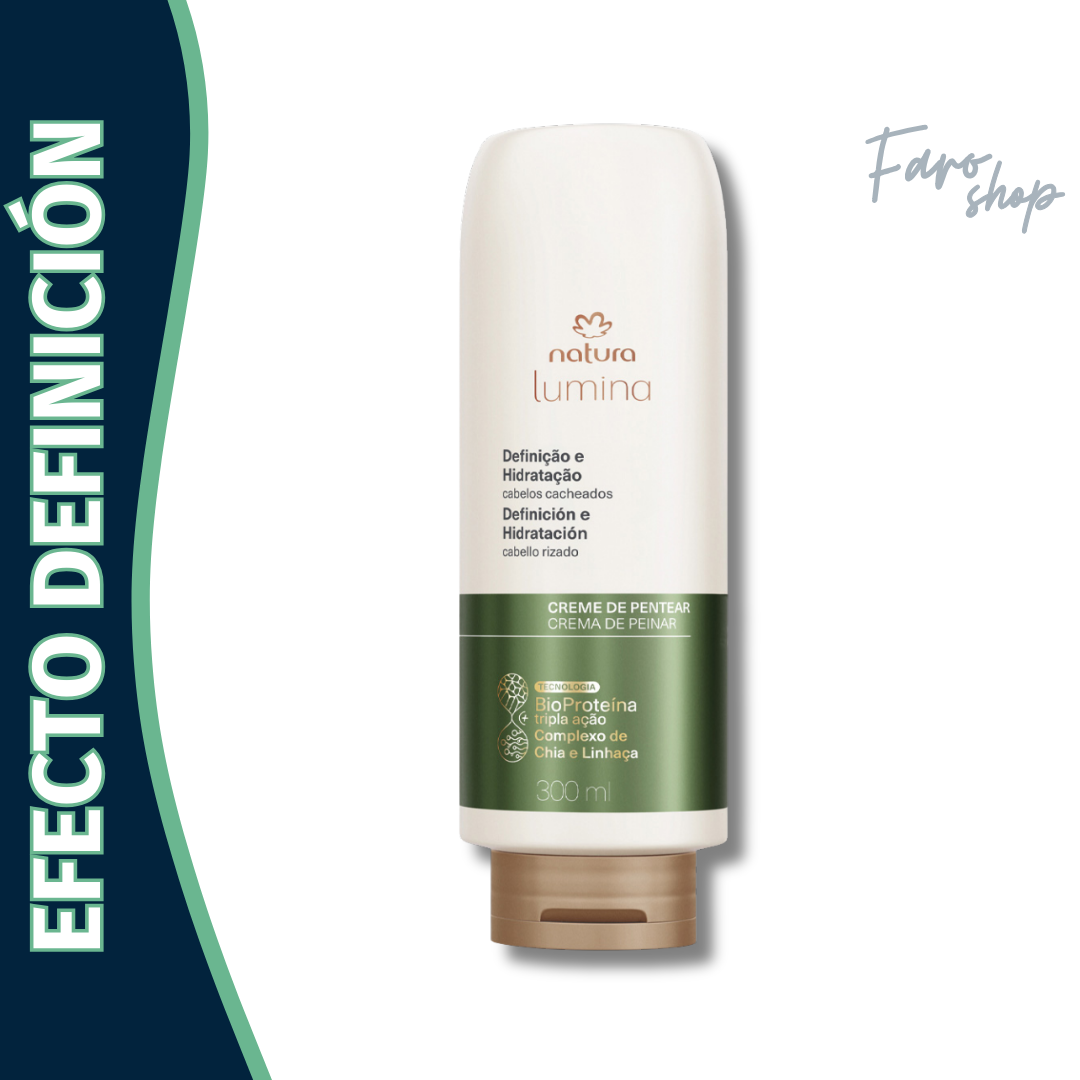 CREMA PARA PEINAR LUMINA DEFINICION E HIDRATACION CABELLO RIZADO