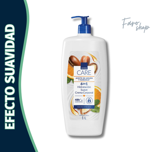 CREMA AVON CARE MAXIMA SUAVIDAD ACEITE DE ARGAN Y NARANJA