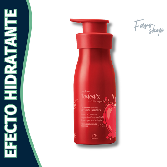 CREMA PARA EL CUERPO TODODIA MANZANA CARAMELIZADA Y VAINILLA