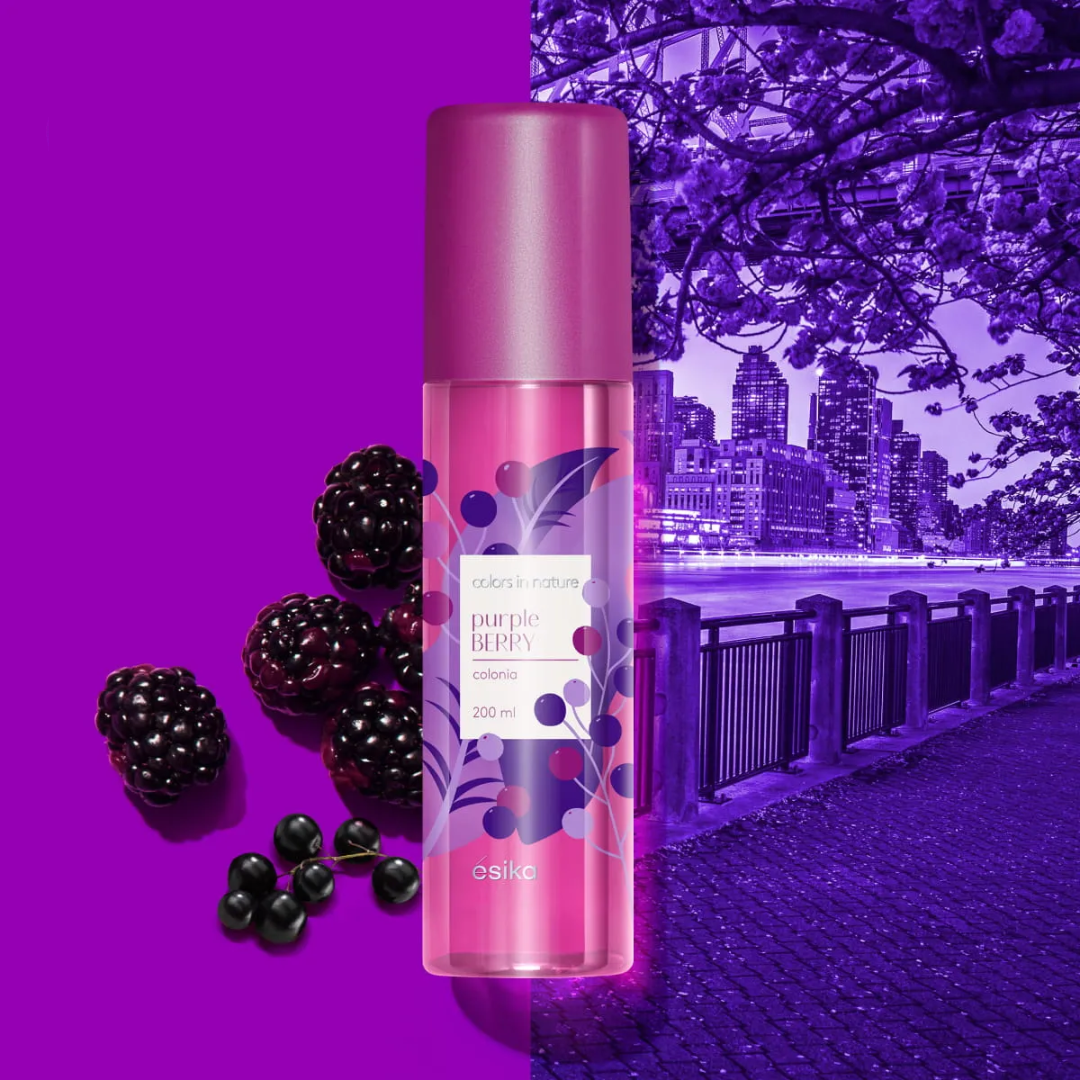 SPLASH COLORS IN NATURE PURPLE BERRY