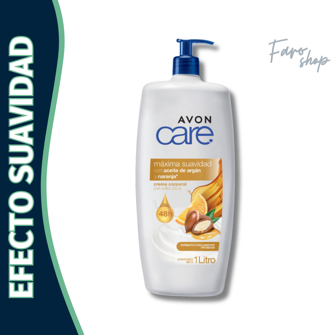 CREMA AVON CARE MAXIMA SUAVIDAD ACEITE DE ARGAN Y NARANJA