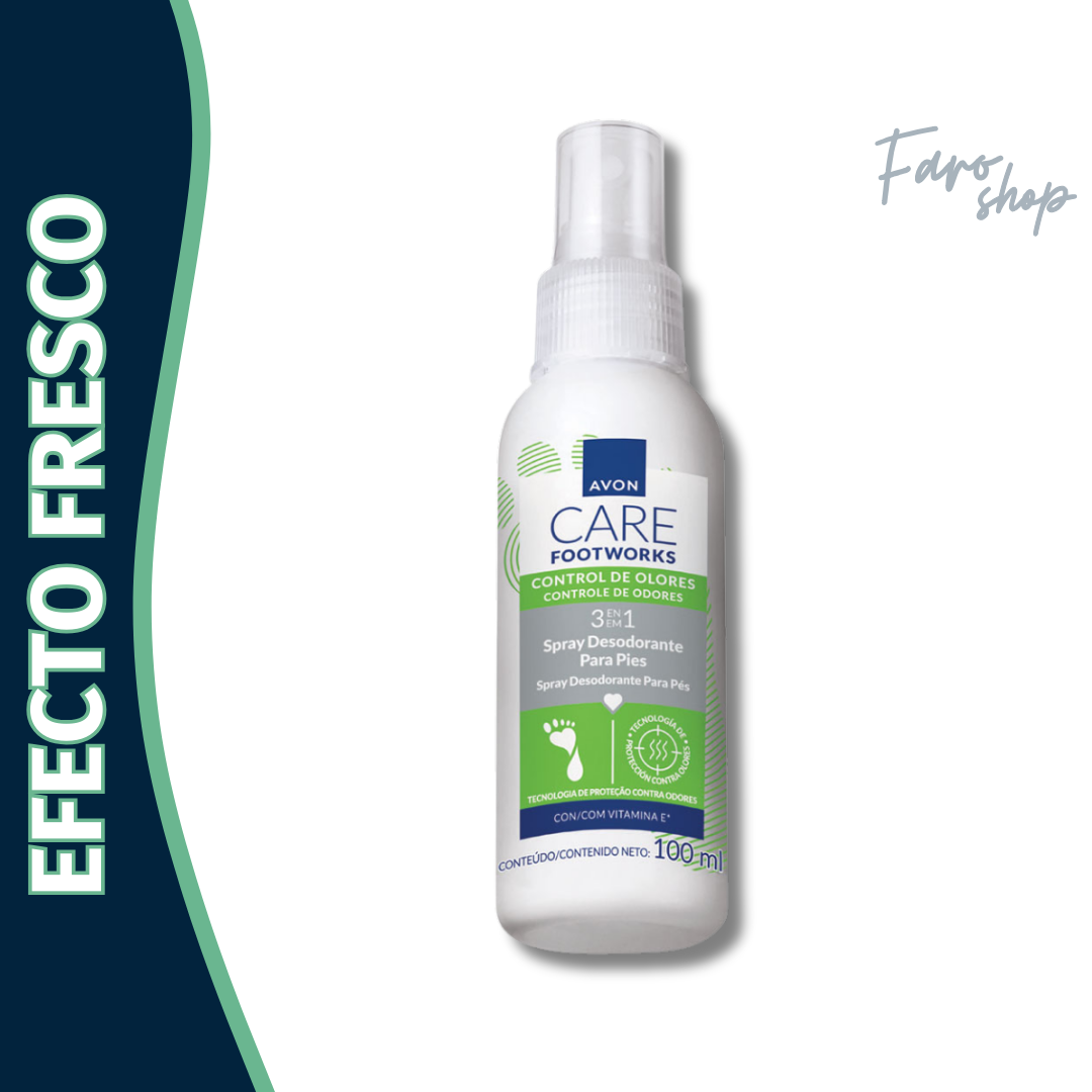 DESODORANTE PARA PIES SPRAY FOOT WORKS CON VITAMINA E