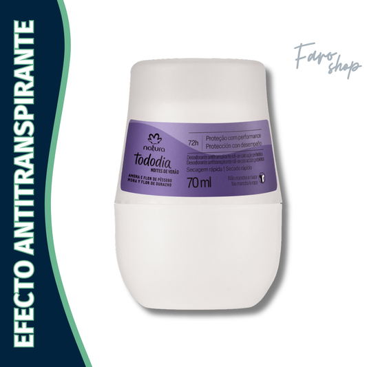 DESODORANTE ROLL-ON TODODIA MORA Y FLOR DE DURAZNO