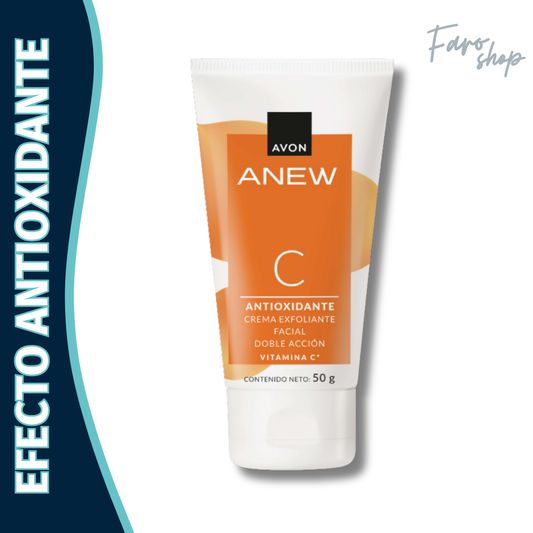 CREMA EXFOLIANTE FACIAL DOBLE ACCIÓN VITAMINA C ANEW