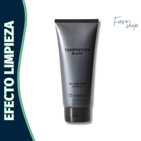 GEL PARA BAÑO TEMPTATION BLACK