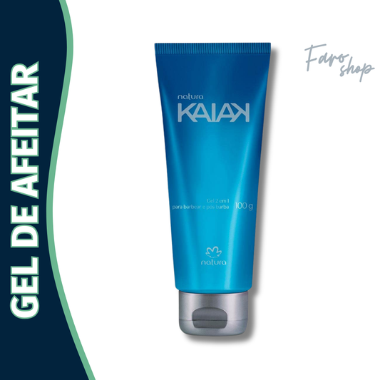 GEL PARA BARBA 2 EN 1 KAIAK MASCULINO