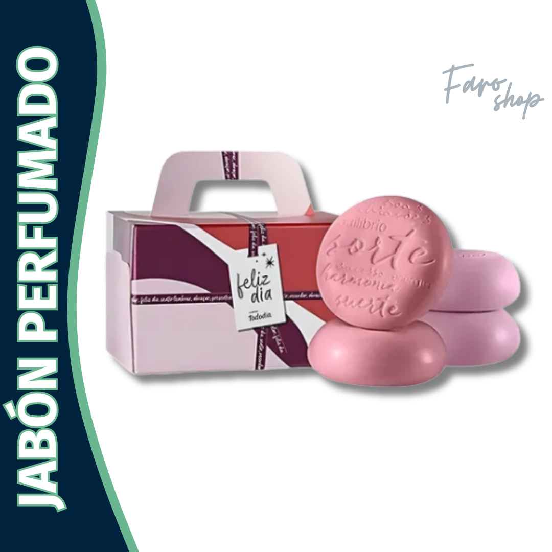 JABONES EN BARRA TODODIA FLOR DE MORA / FRUTAS ROJAS X4 UNDS