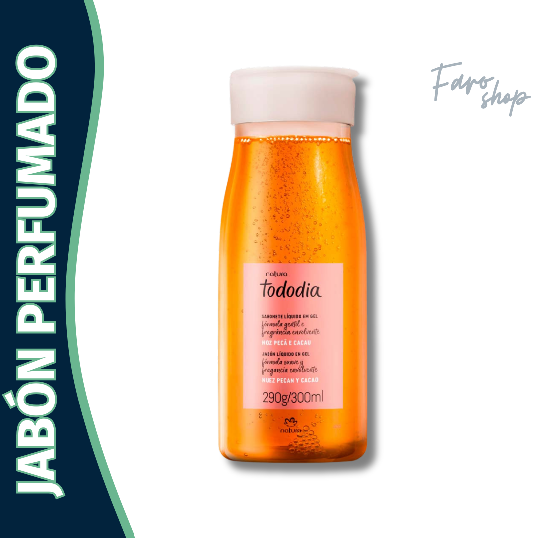 JABON LIQUIDO EN GEL NUEZ PECÁN Y CACAO