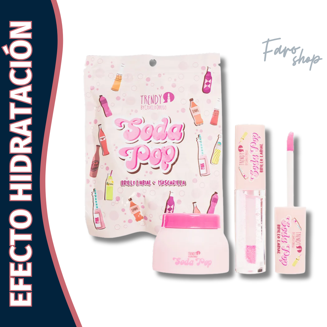 KIT DE LABIOS SODA POP BRILO Y MASCARILLA