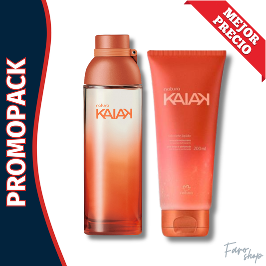 PROMOPACK PERFUME KAIAK FEMENINO + JABON EXFOLIANTE