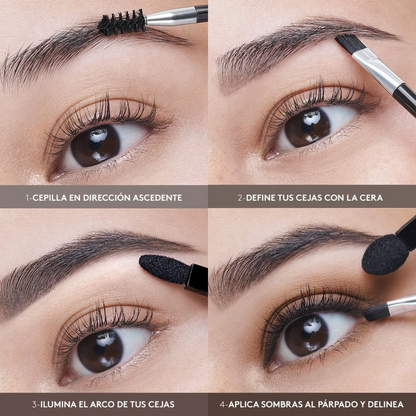 PERFECT EYES KIT PRO ESIKA - Estuche 4 en 1 para ojos y cejas