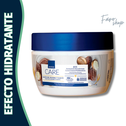MANTECA CORPORAL AVON CARE HUMECTACIÓN CON ACEITE DE JOJOBA Y KARITÉ