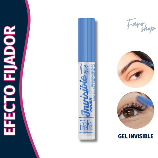 PESTAÑINA INCOLORA PARA CEJAS Y PESTAÑAS COLOR TREND INVISIBLE CRUSH
