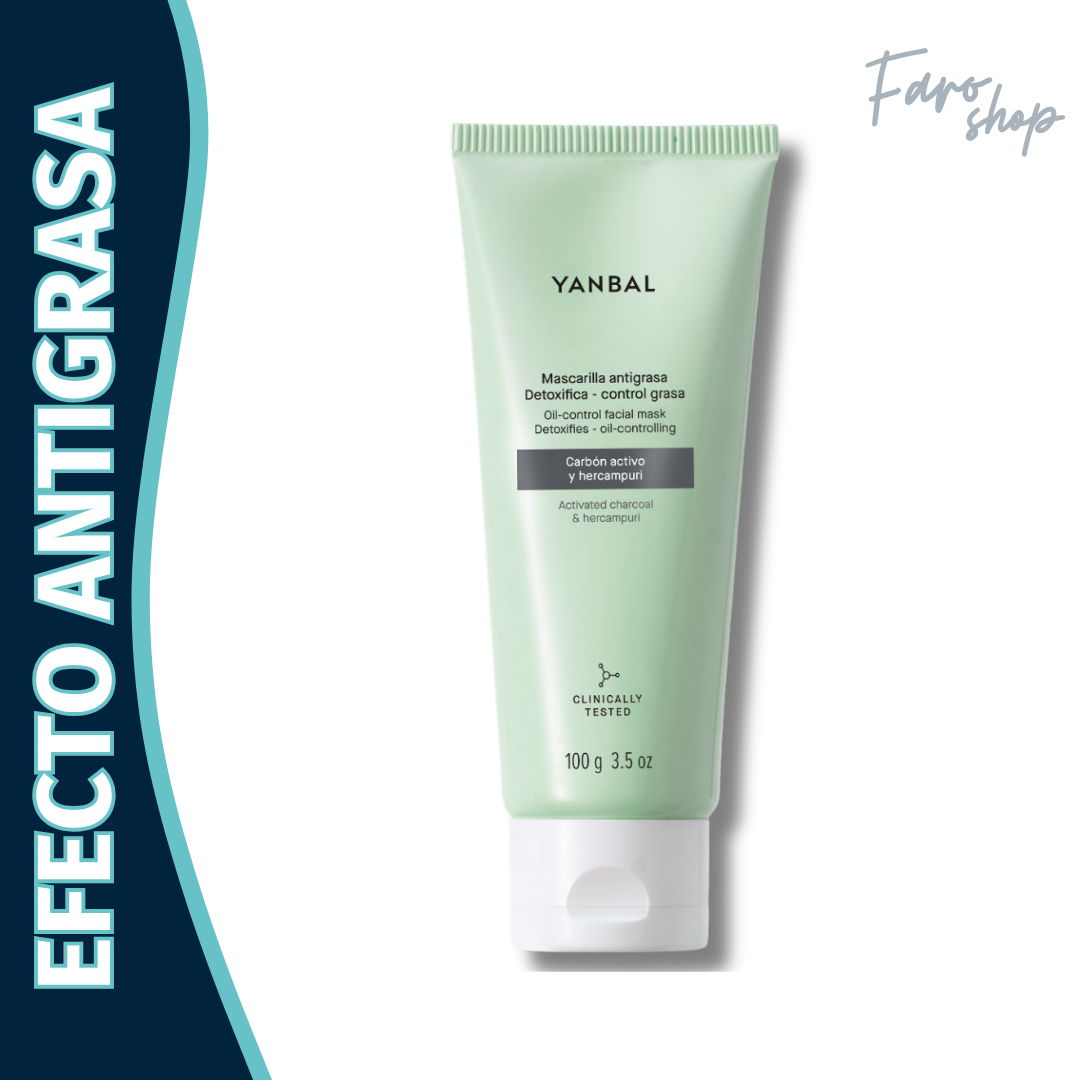 MASCARILLA ANTIGRASA CON CARBÓN ACTIVO
