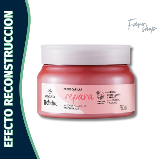 MASCARILLA CONCENTRADA REPARACION TODODIA FLOR DE CEREZA Y AGUACATE