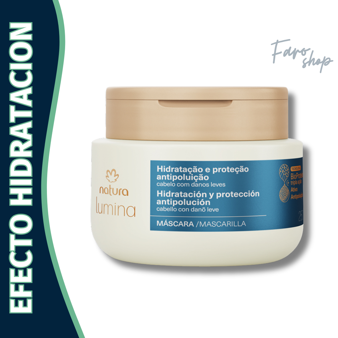 MASCARILLA PARA EL CABELLO LUMINA HIDRATACIÓN Y PROTECCIÓN ANTIPOLUCIÓN