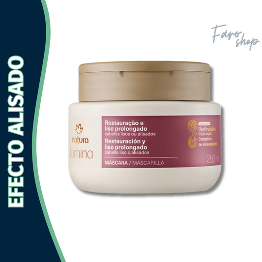 MASCARILLA PARA EL CABELLO LUMINA RESTAURACIÓN Y LISOS PROLONGADOS CABELLO LISO Y ALISADO