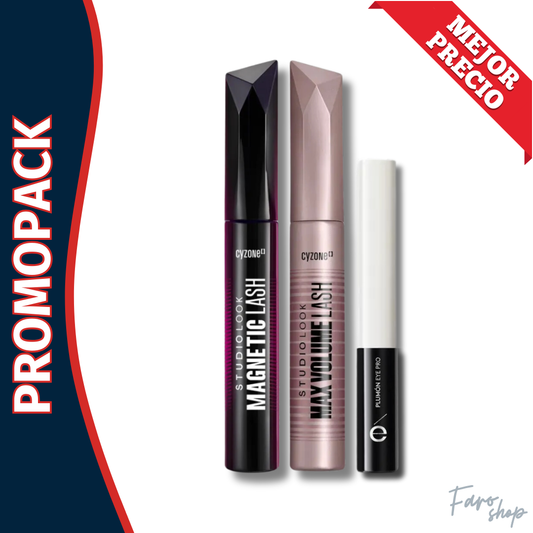 PROMOPACK PESTAÑINAS MAX VOLUME LASH + MAGNETIC LASH + DELINEADOR