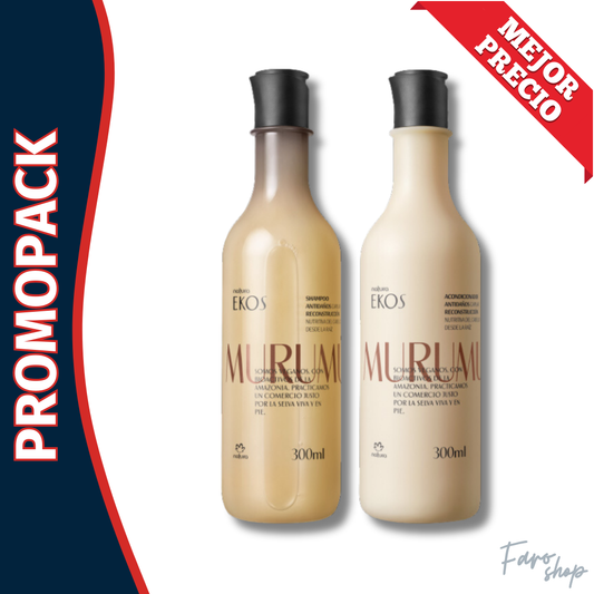 PROMOPACK SHAMPOO + ACONDICIONADOR EKOS MURUMURU