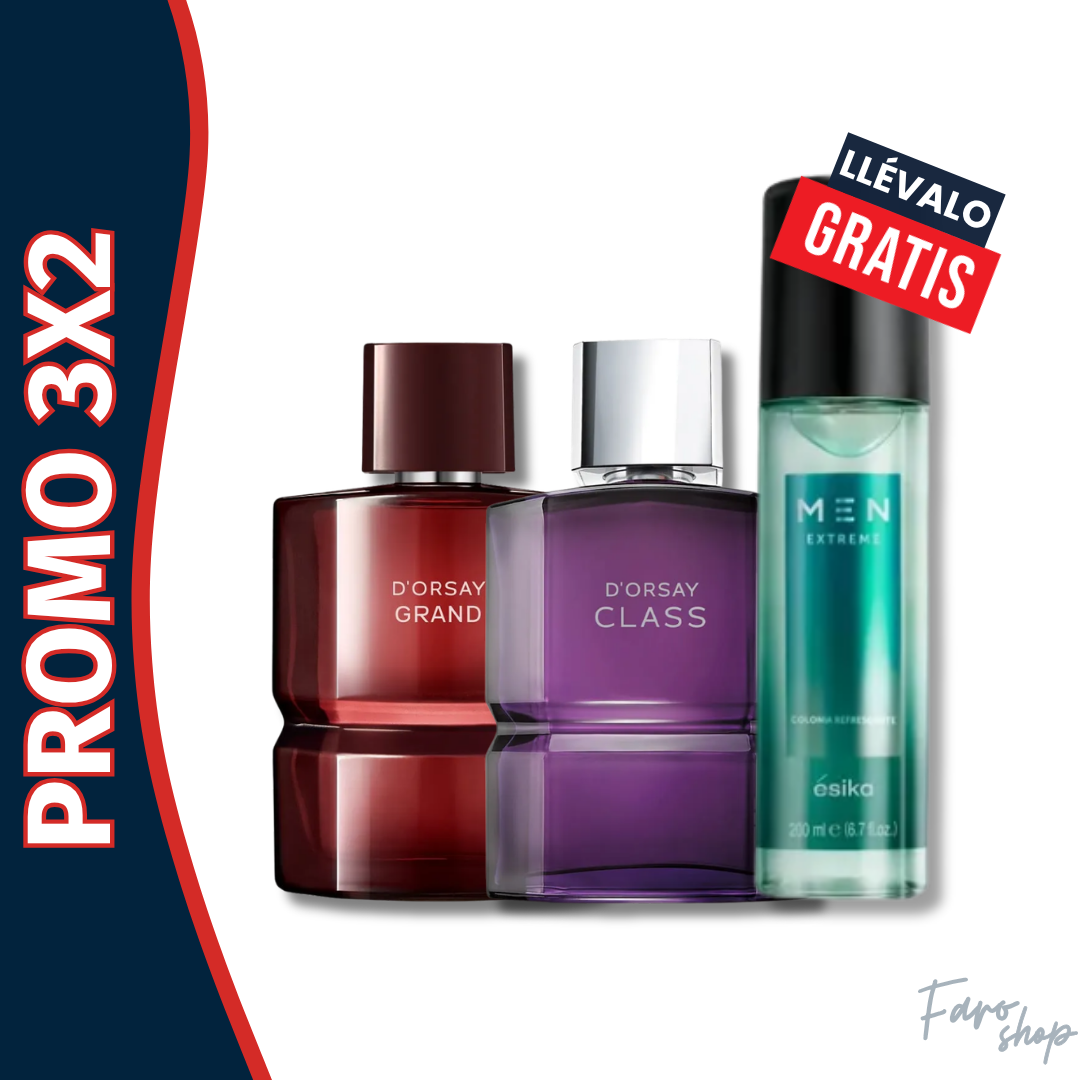 PROMO 3X2 - DORSAY CLASS + DORSAY GRAND LLEVA COLONIA EXTREME GRATIS