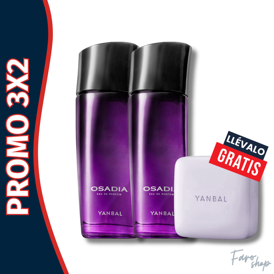PROMO3X2 - 2 PERFUME OSADÍA HOMBRE LLEVA JABON GRATIS