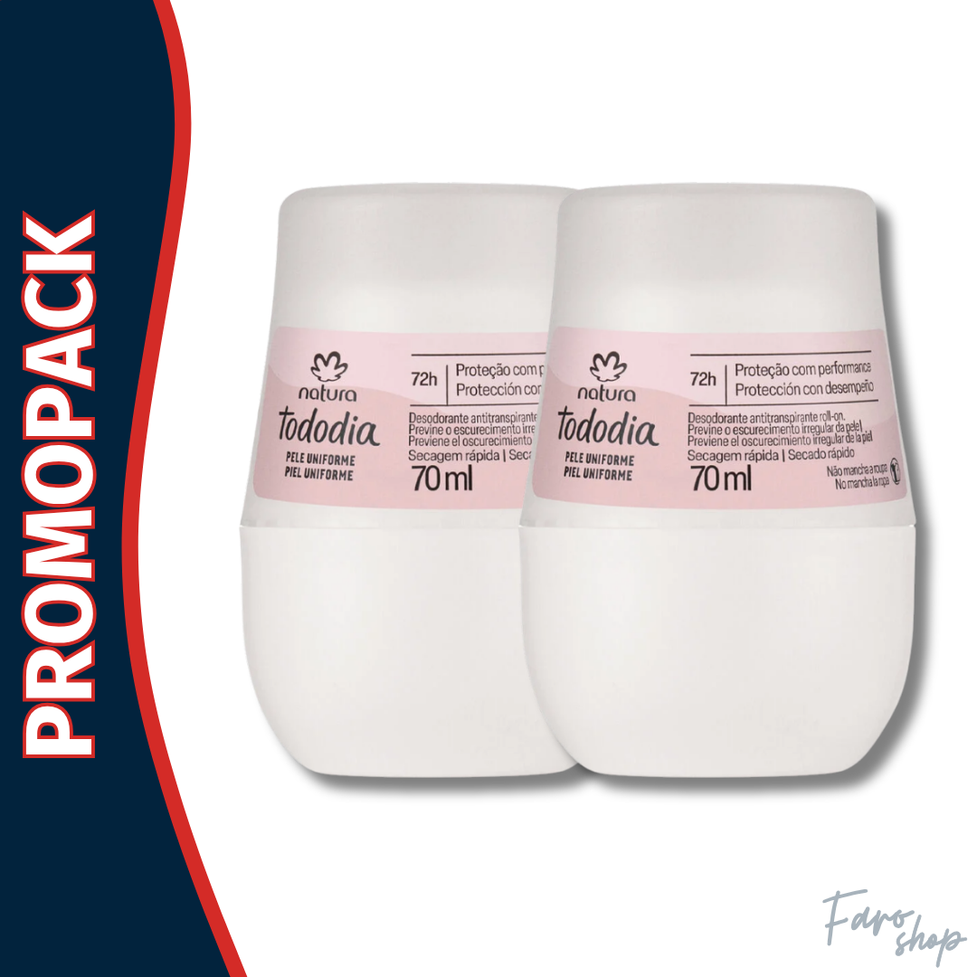 PROMOPACK 2 DESODORANTE ROLL-ON TODODIA PIEL UNIFORME