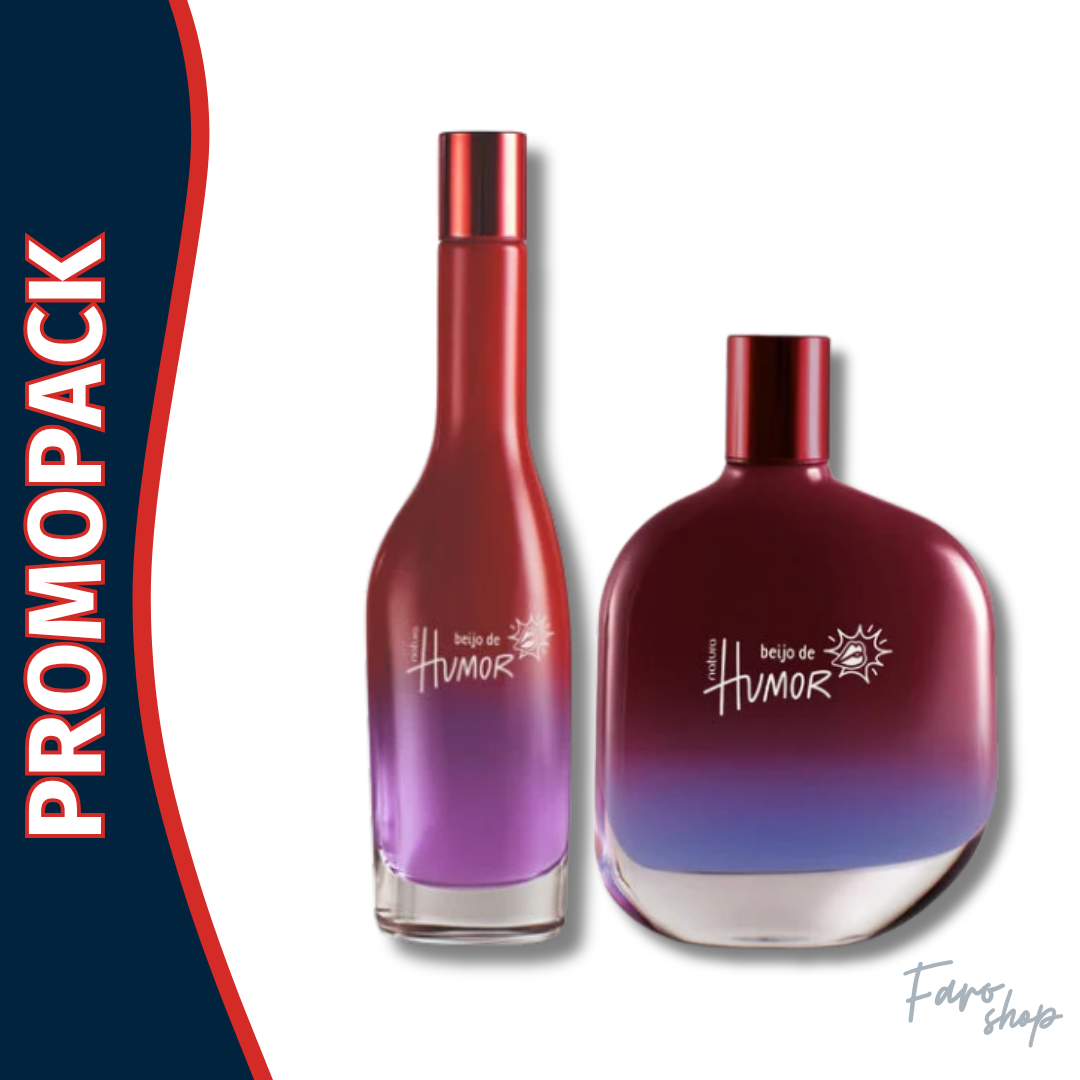 PROMOPACK 2 PERFUME HUMOR BEIJO DE HUMOR MIXTO