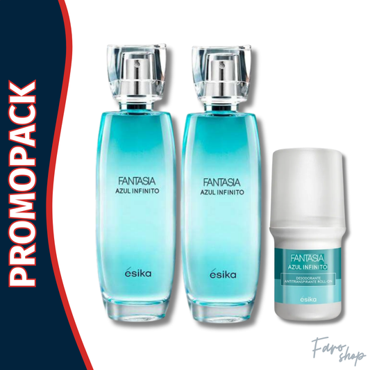 PROMOPACK 2 PERFUMES FANTASIA AZUL + DESODORANTE