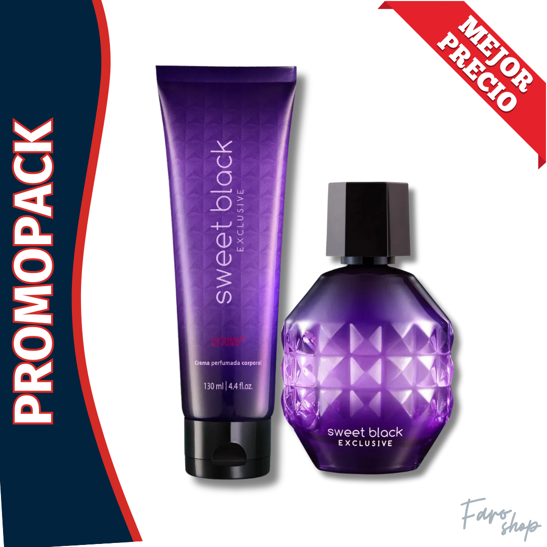 PROMOPACK PERFUME SWEET BLACK EXCLUSIVE + CREMA PERFUMADA
