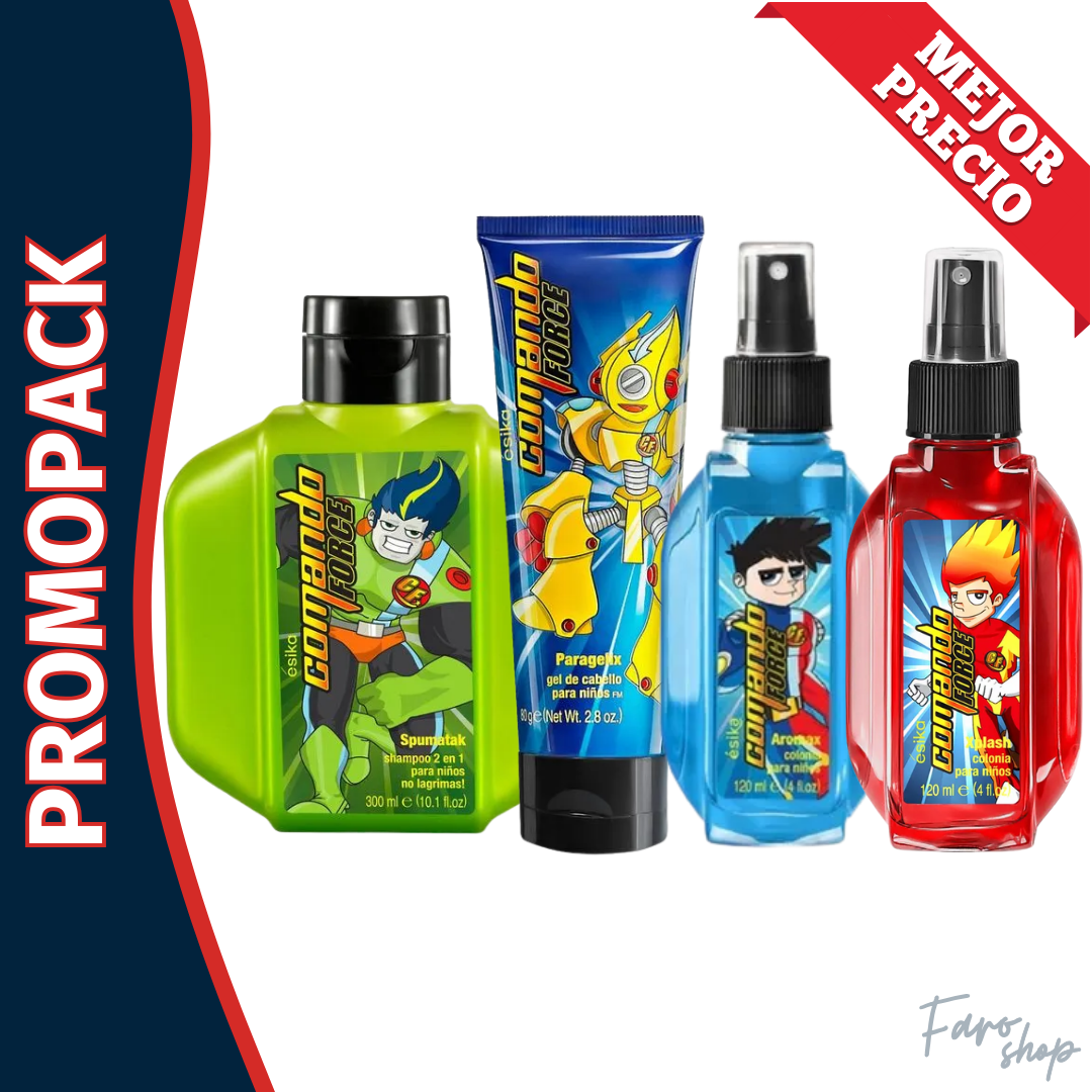 PROMOPACK COMANDO FORCE PARA NIÑOS