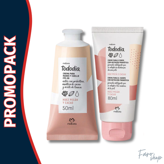 PROMOPACK CREMA PARA EL CUERPO TODODIA NUEZ PECÁN Y CACAO + CREMA PARA MANOS