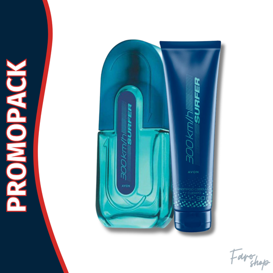 PROMOPACK PERFUME 300 KM/H SURFER + SHAMPOO LIQUÍDO