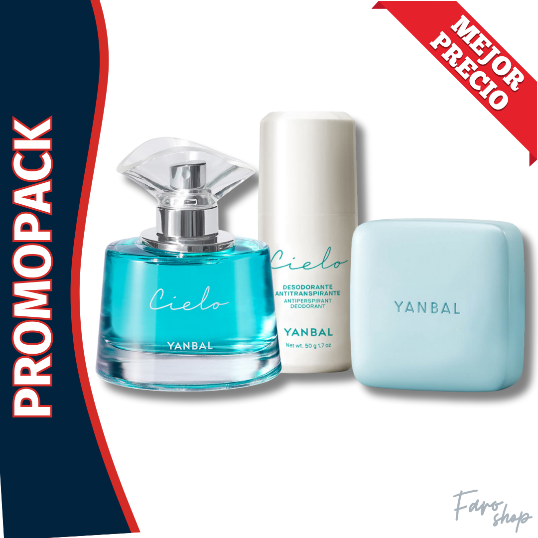 PROMOPACK PERFUME CIELO + DESODORANTE + JABON PERFUMADO