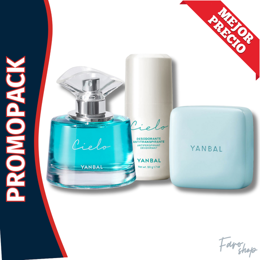 PROMOPACK PERFUME CIELO + DESODORANTE + JABON PERFUMADO