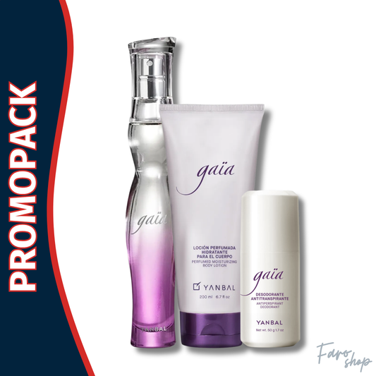 PROMOPACK PERFUME GAIA + CREMA PERFUMADA + DESODORANTE