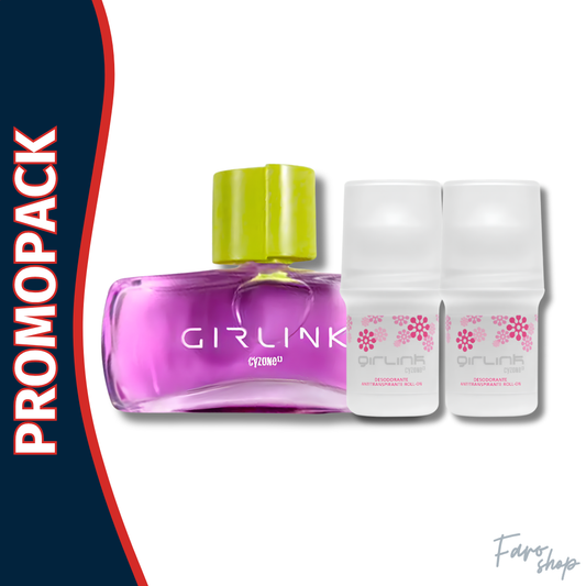 PROMOPACK PERFUME GIRLINK + 2 DESODORANTES ROLL-ON