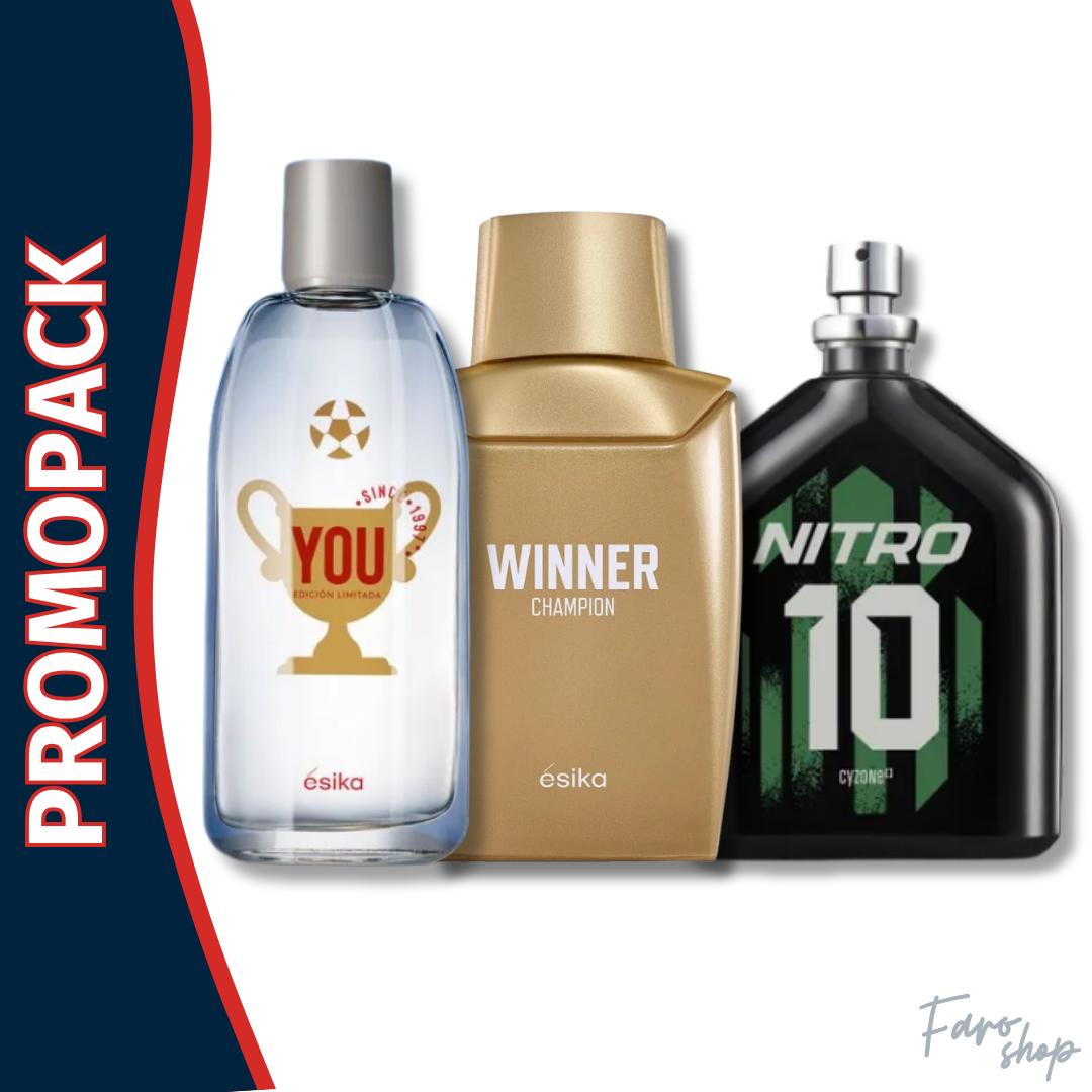 PROMOPACK PERFUME NITRO + WINNER CHAMPION + YOU