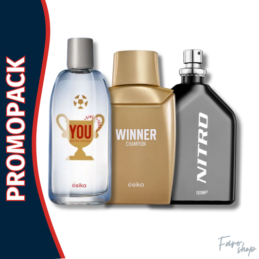 PROMOPACK PERFUME NITRO + WINNER CHAMPION + YOU