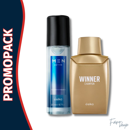 PROMOPACK PERFUME WINNER CHAMPION + COLONIA MEN ACTIVE