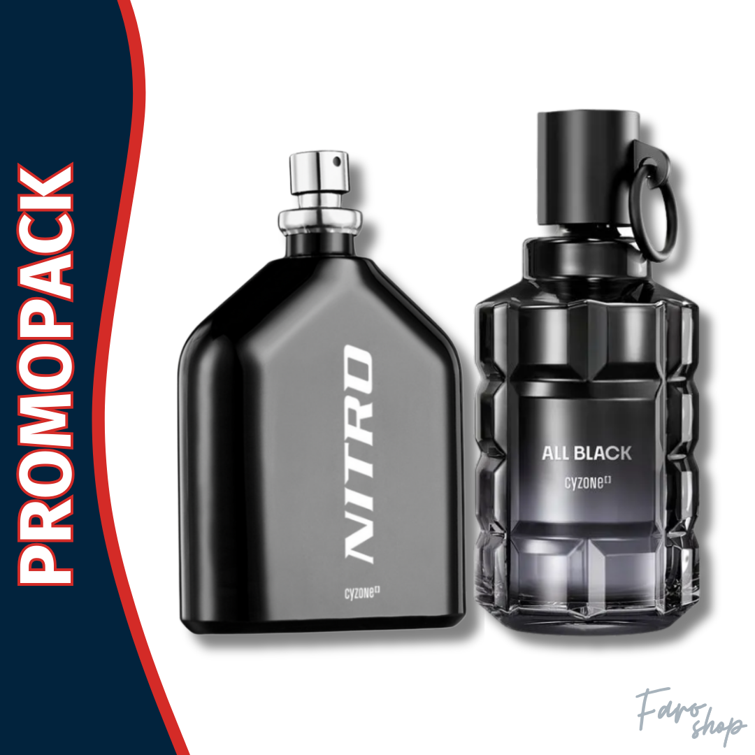 PROMOPACK PERUME NITRO + ALL BLACK