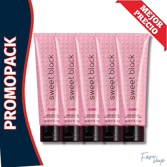 PROMOPACK 5 CREMAS PERFUMADAS SWEET BLACK