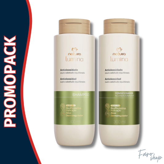 PROMOPACK SHAMPOO + ACONDICIONADOR LUMINA ANTIOLEOSIDAD BÁSICO