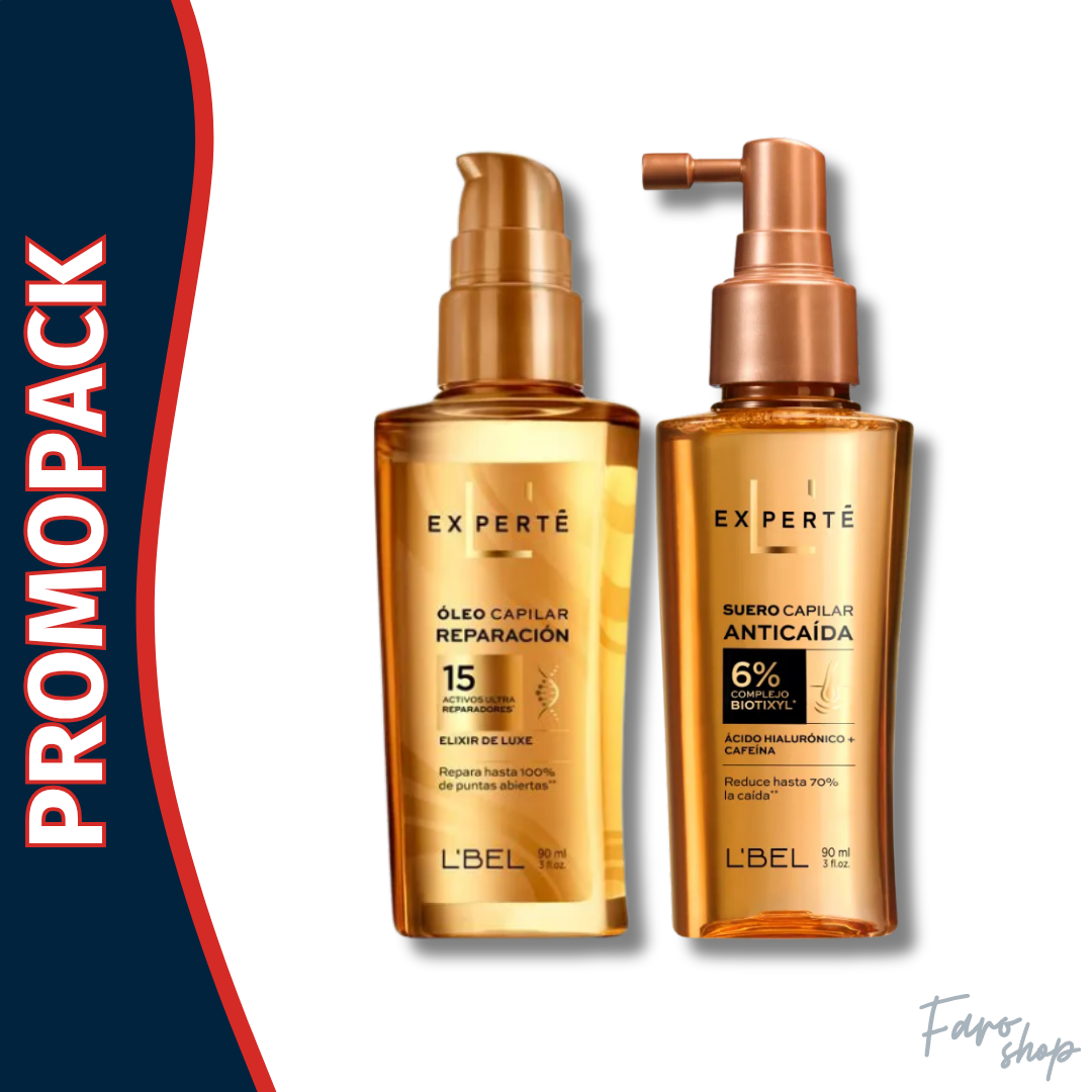PROMOPACK TRATAMIENTO LIGNE EXPERTE ELIXIR DE LUXE + SUERO CAPILAR LIGNE EXPERTE ANTICAÍDA