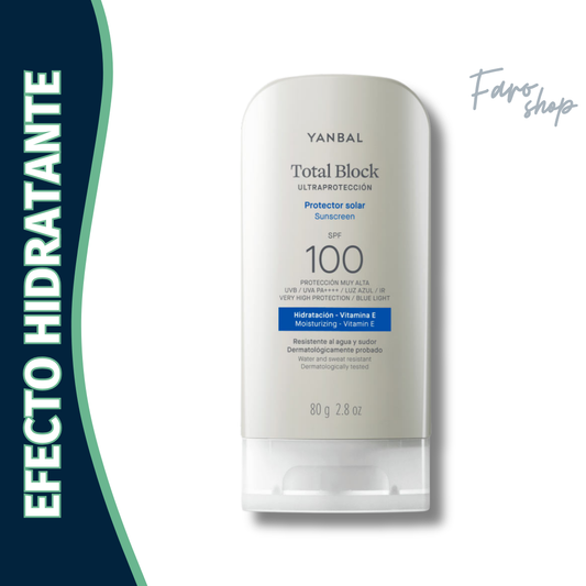 PROTECTOR SOLAR BLOQUEADOR SPF 100 TOTAL BLOCK - 80 G