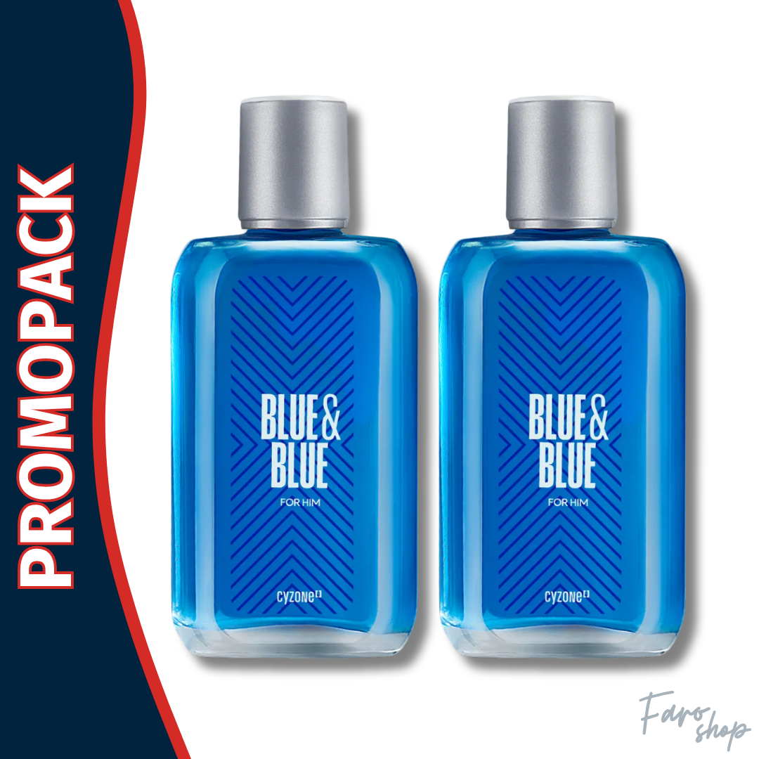 PROMOPACK 2 BLUE & BLUE PARA HOMBRE
