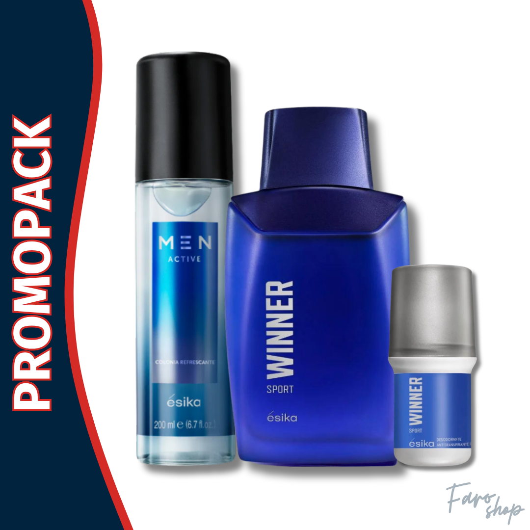 PROMOPACK SPLASH MEN ACTIVE + PERFUME WINNER + DESODORANTE
