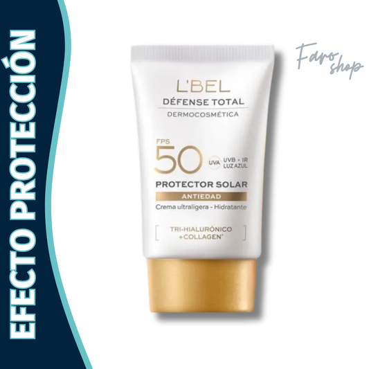 PROTECTOR SOLAR FACIAL DEFENSE TOTAL FPS50 ANTI-EDAD 30ML