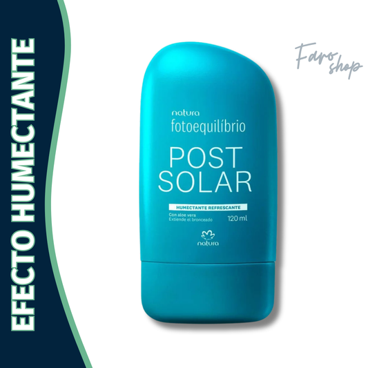 HUMECTANTE REFRESCANTE POST SOLAR CON ALOE VERA NATURA